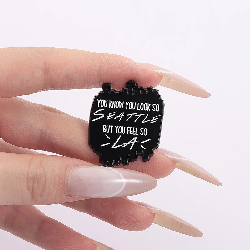 Rock Band Music Lyrics Enamel Pins Custom I Didn't Come For A Fight But I Will Fight Till The End Brooch Lapel Badge Punk Gifts
