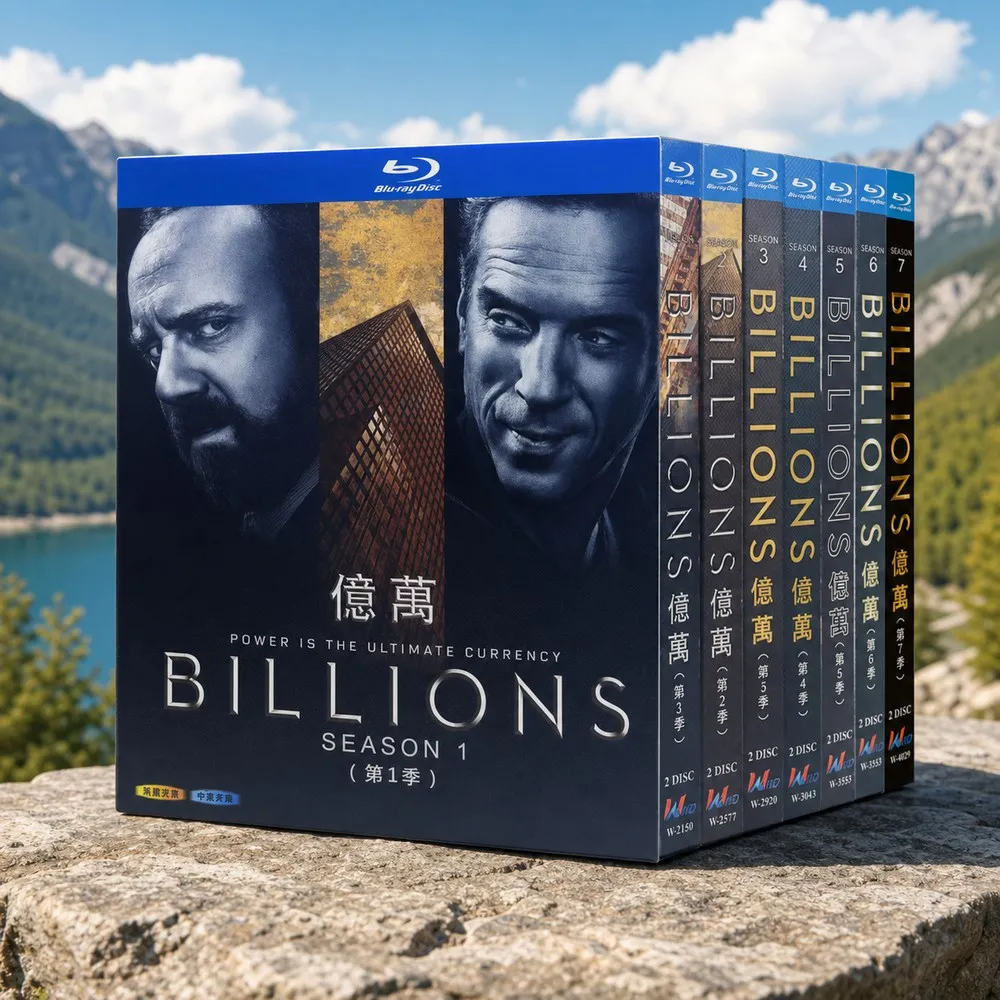 Blu-ray Ultra HD TV Series Billions Seasons 1–7 with Chinese Simplified Chinese Traditional and English Subtitles
