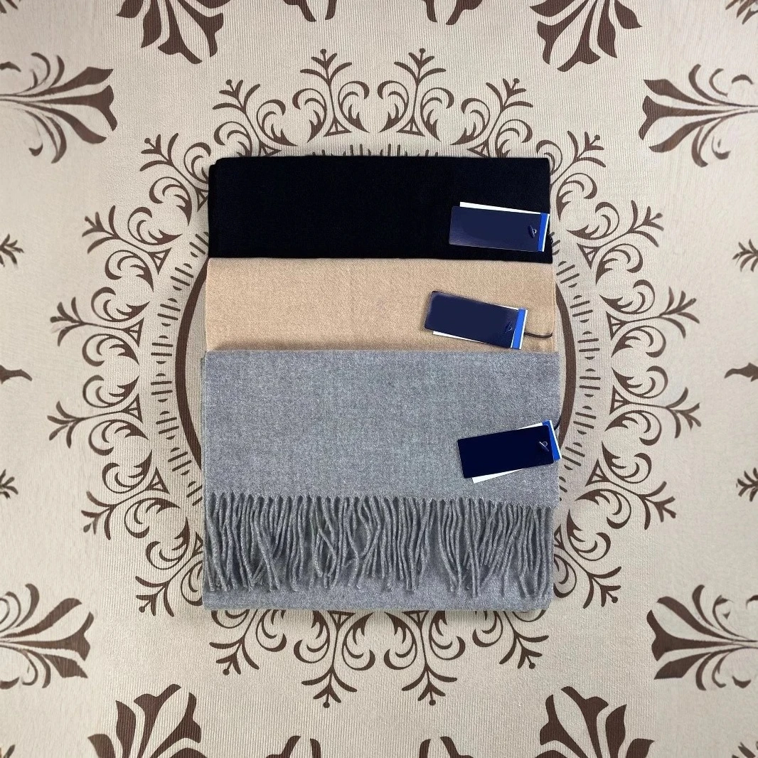 

RL 2026 Winter Embroidered Scarf, Tassel Fringe Cashmere-like Wrap, Cozy Luxe Thermal Neck Warmer for Holiday Gifts & Women Men