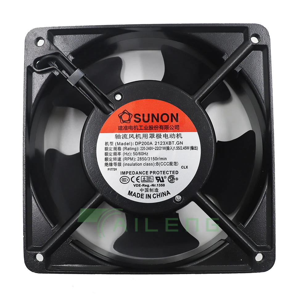 冷却ファン,非dp200a,2123xb.gn,ソケットケース,220v,230v,12cm