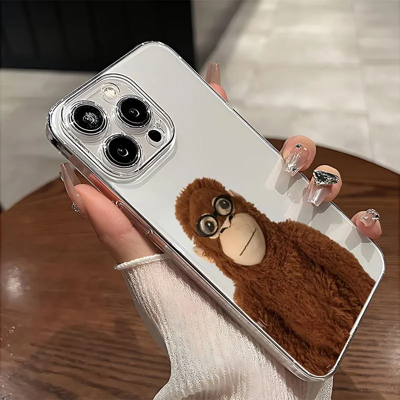

Cute Monkey Phone Case For Samsung Galaxy S26 S23 S24 S22 S25 Ultra Plus Cover For Galaxy S25+ S24+ S23+ S26+ S22+ Shell Fundas