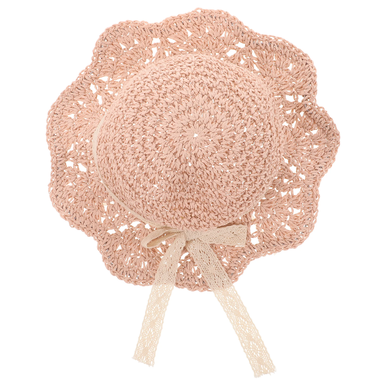 

Toddler Straw Sun Uv Protection Lightweight Comfortable Kids Summer Hat Adjustable Outdoor Fisherman Cap Woven Bucket Hat For