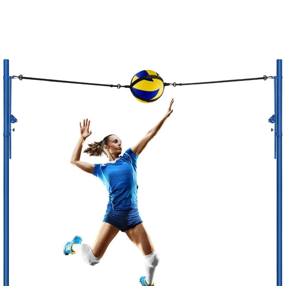 Aiuto per l'allenamento con punte per pallavolo regolabile Attrezzatura per allenamento per pallavolo elasticizzata resistente all'usura Pratico nero