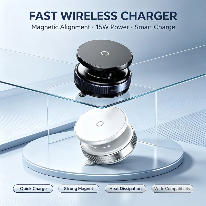 Support magnétique multifonctionnel pour téléphone, fixation voiture avec ventouse, mains libres pour miroir de gym et surfaces lisses