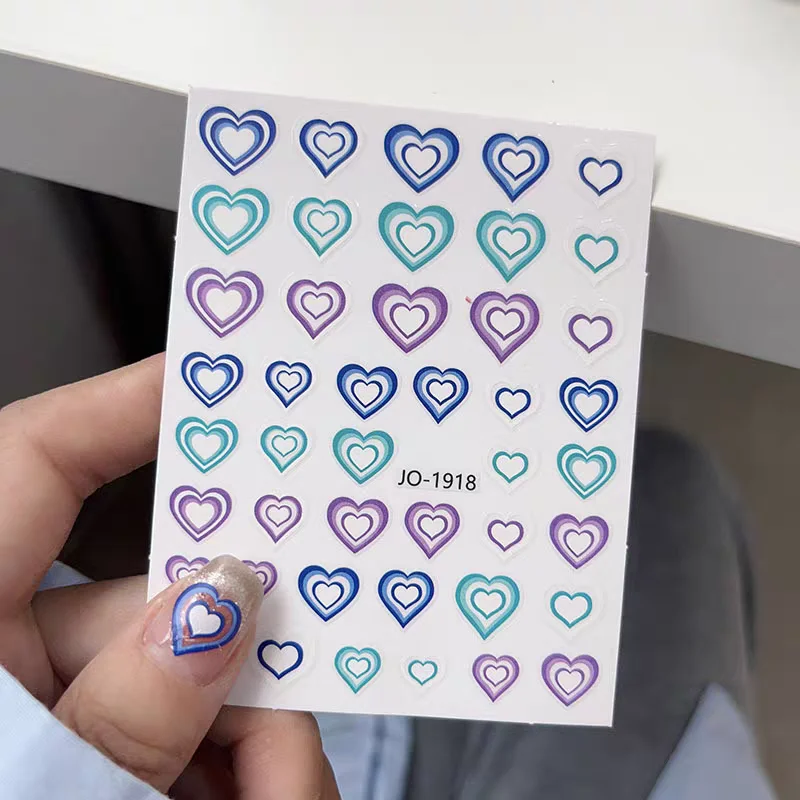 3D Beating Heart Nail Art Aufk – Nail Art Ombre Pink Bewertung und Preis
