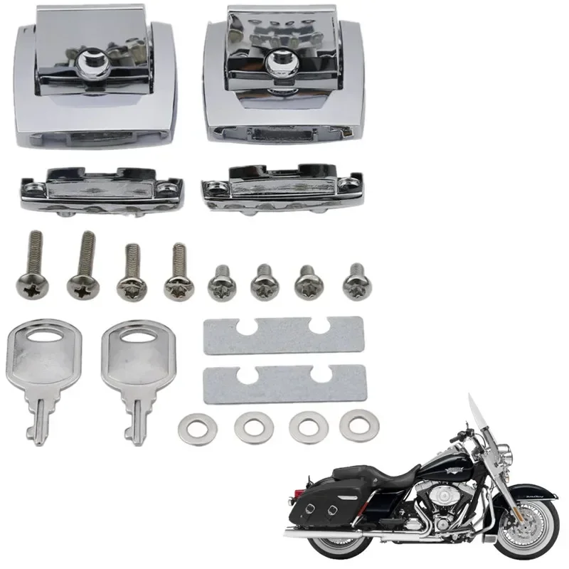 

Для Harley Touring Ultra Electra Glide Road King 1988-2013 2012, детали для мотоциклов, комплекты крышек защелок