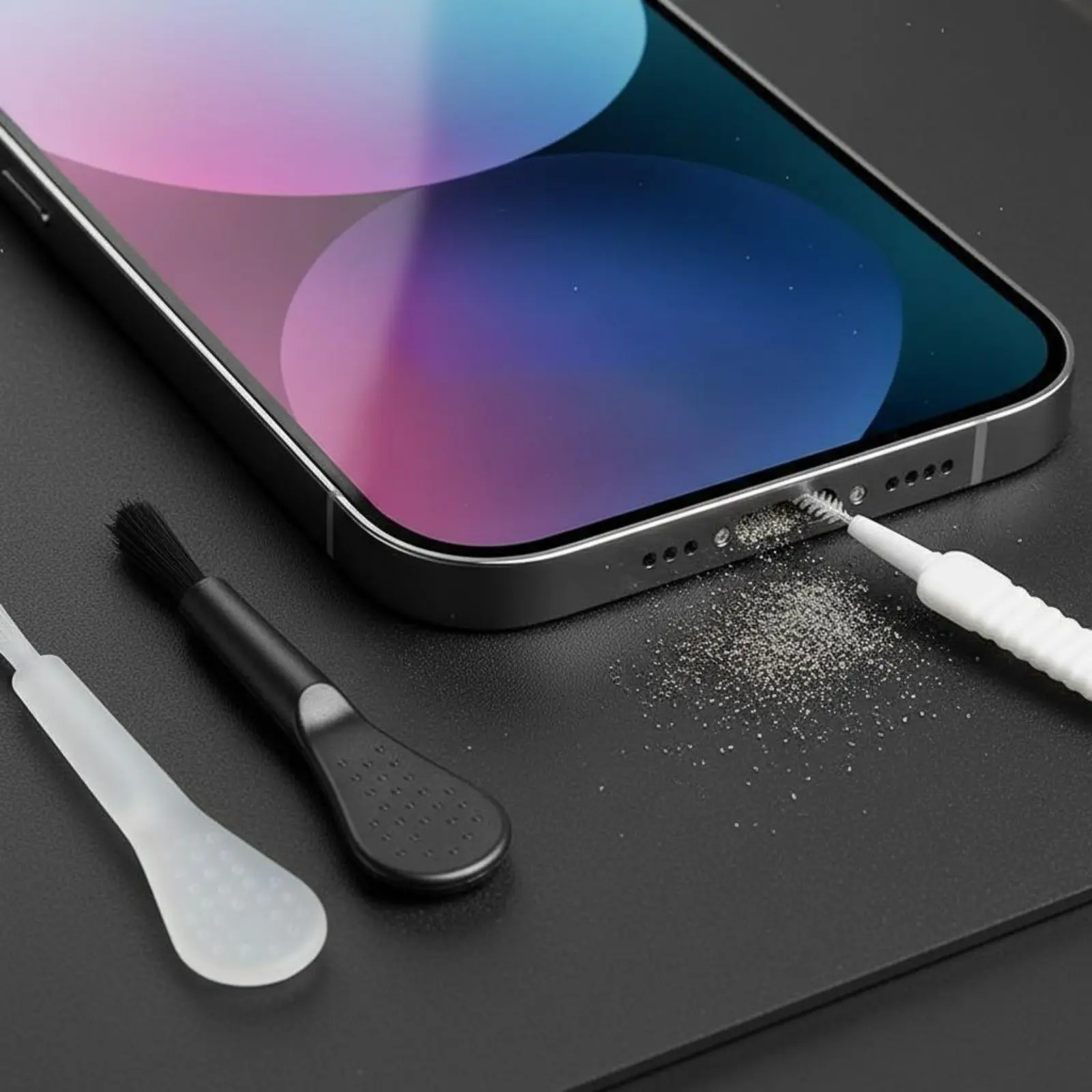 

12 Pieces USB-C Port Cleaner Kit Portable USB-C Port Cleaning Brush Phone Cleaning Kit Scratch-Safe Device Care Crisp Sound