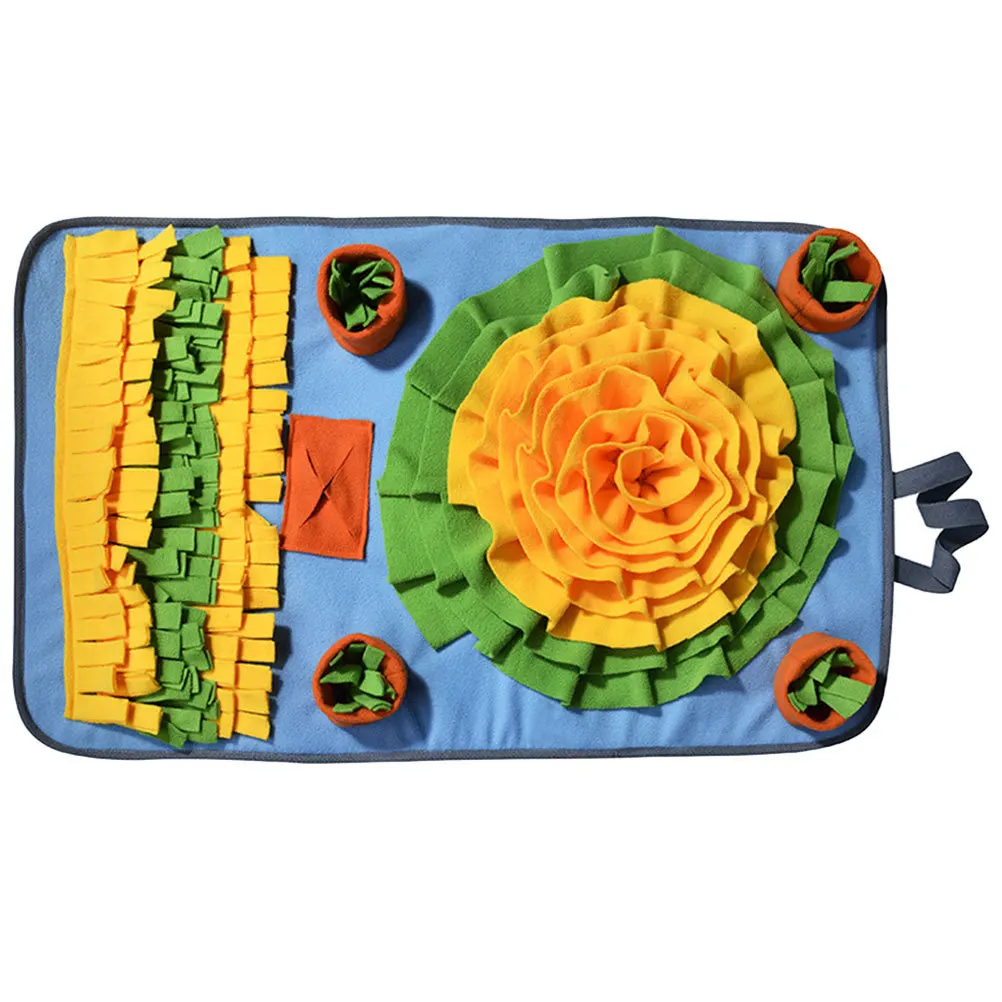 

Snuffle For Dogs Adorable Foraging Mat Puppy Feeding Durable Pet Training Blanket Dog Accessory Supply Interactive Dog