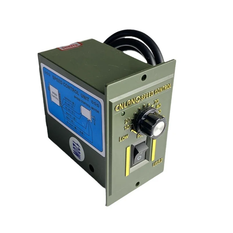 AC56-400W Motor Speed Controller AC220V Regulator Control Device With Indicator Light Corotation And Reverse Adjustable