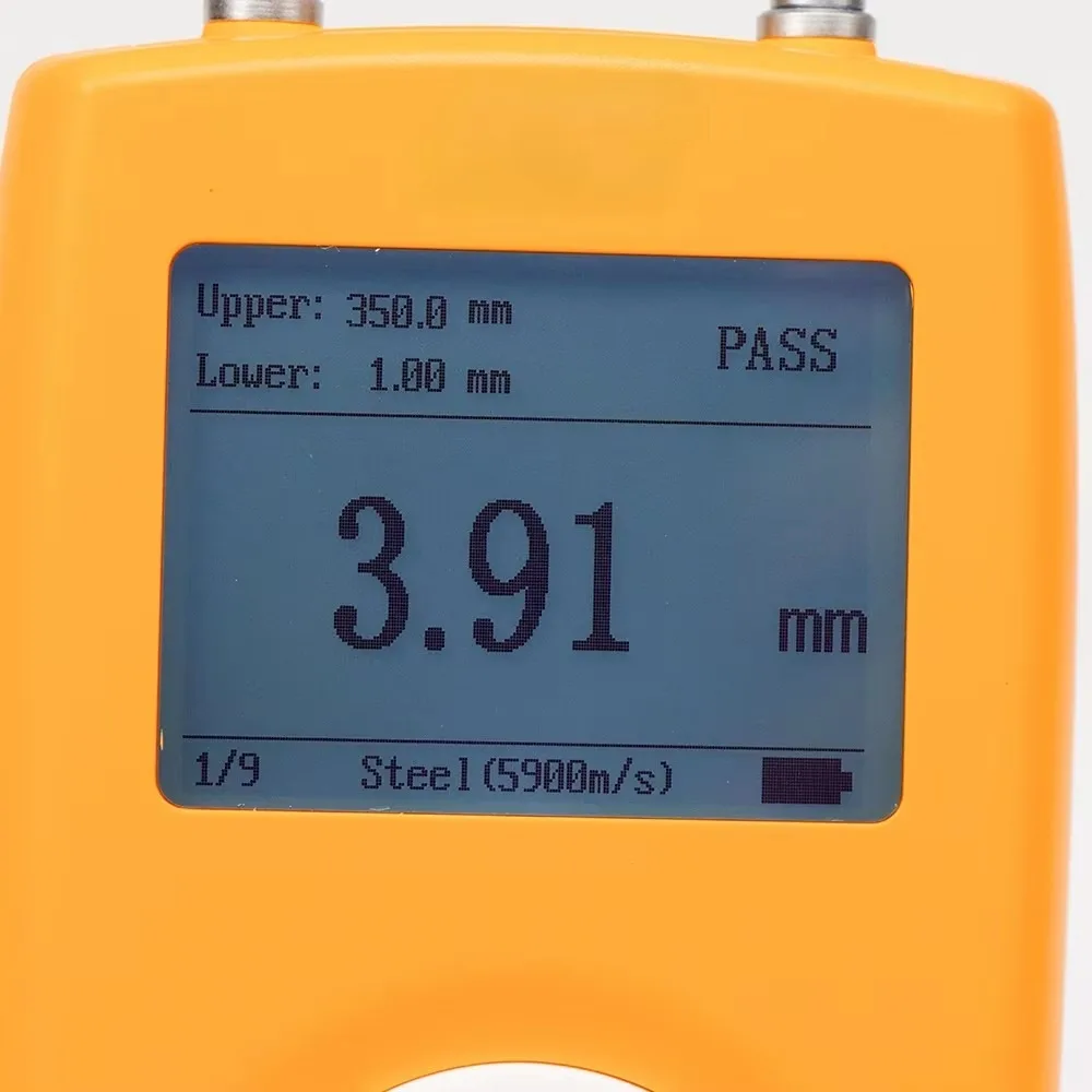 LS213 Ultrasonic Thickness Gauge NDT Digital Tester for Metal Plastic Glass Ceramic Portable Handheld Measuring Tool