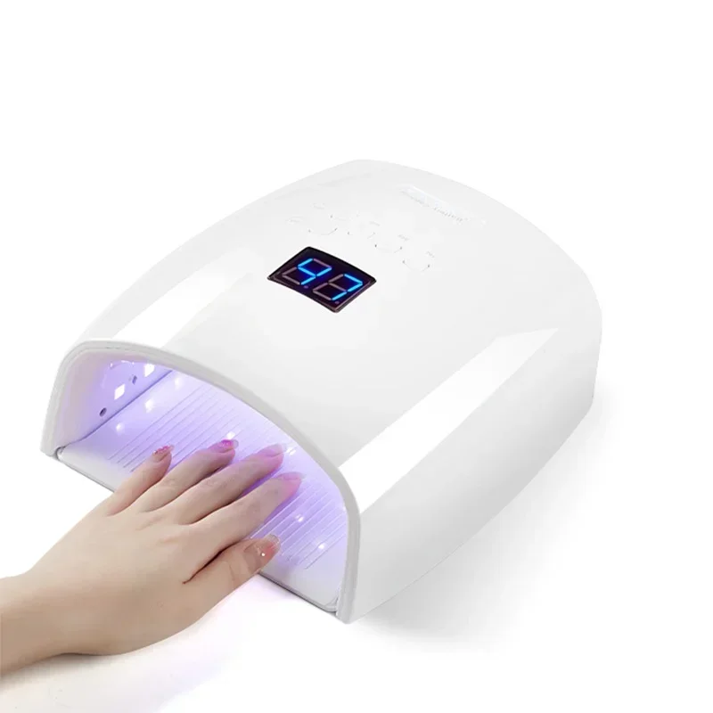 Lampe à ongles UV sans fil pour manucure et pédicure, sèche-vernis gel, lampe LED professionnelle, 66W