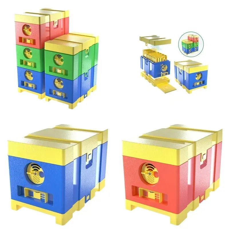 Durable Stackable Plastic Queen Bee Breeding and Mating Box for Beekeeping Equipment