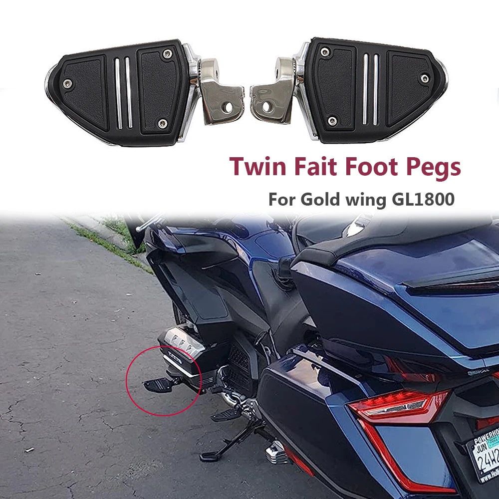 For Honda Gold wing GL1800 2018 2019 2020 2021 2022 2Motorcycle Accessories 3-Way Adjustable Highway Peg Foot Peg Mounts