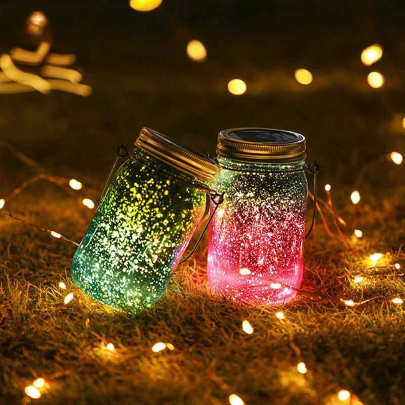 Solar Charging Night Lamp, Outdoor Garden Atmosphere, Decorative Landscape Light, Star River, Waterproof LED Hanging Light