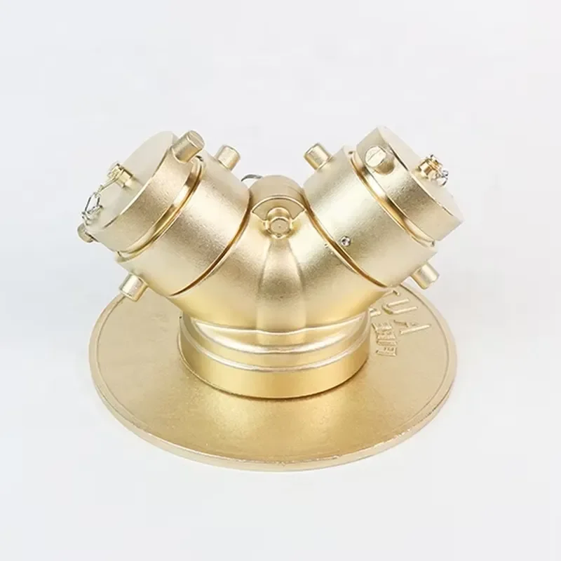for 3 Way Water Divider Y Type Fire Fighting Valve for 2 Way Brass Fire Hydrant