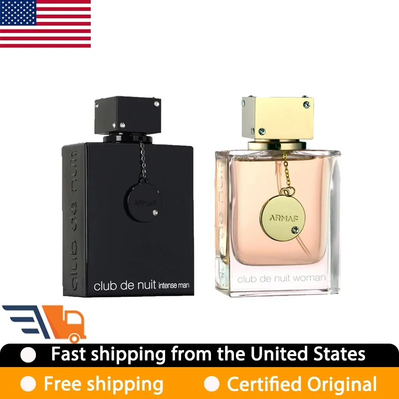 

Armaf Club De Nuit 2 Piece Eau de Parfum Spray Unisex 105ML Original Arab Perfumes Lasting Wood Pheromone Perfume Cologne 3.6 Oz