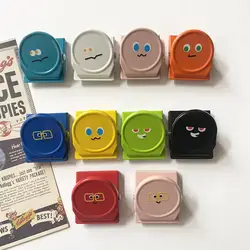 1Pcs Color Metal Clip Magnetic Refrigerator Sticker Sealing Clip Multifunctional Clip Magnet