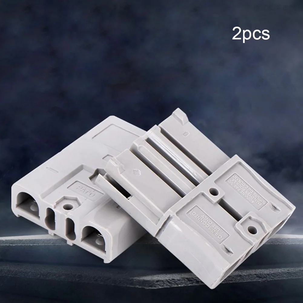 Lithium Battery Forklift Connector Set 2PCS SBS75X 75A 600V with Silver Plated Copper Terminals for Stable Current