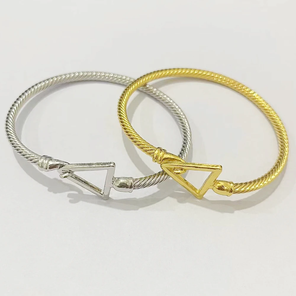 Delta Triangle shape Badge Sisters Bracelet