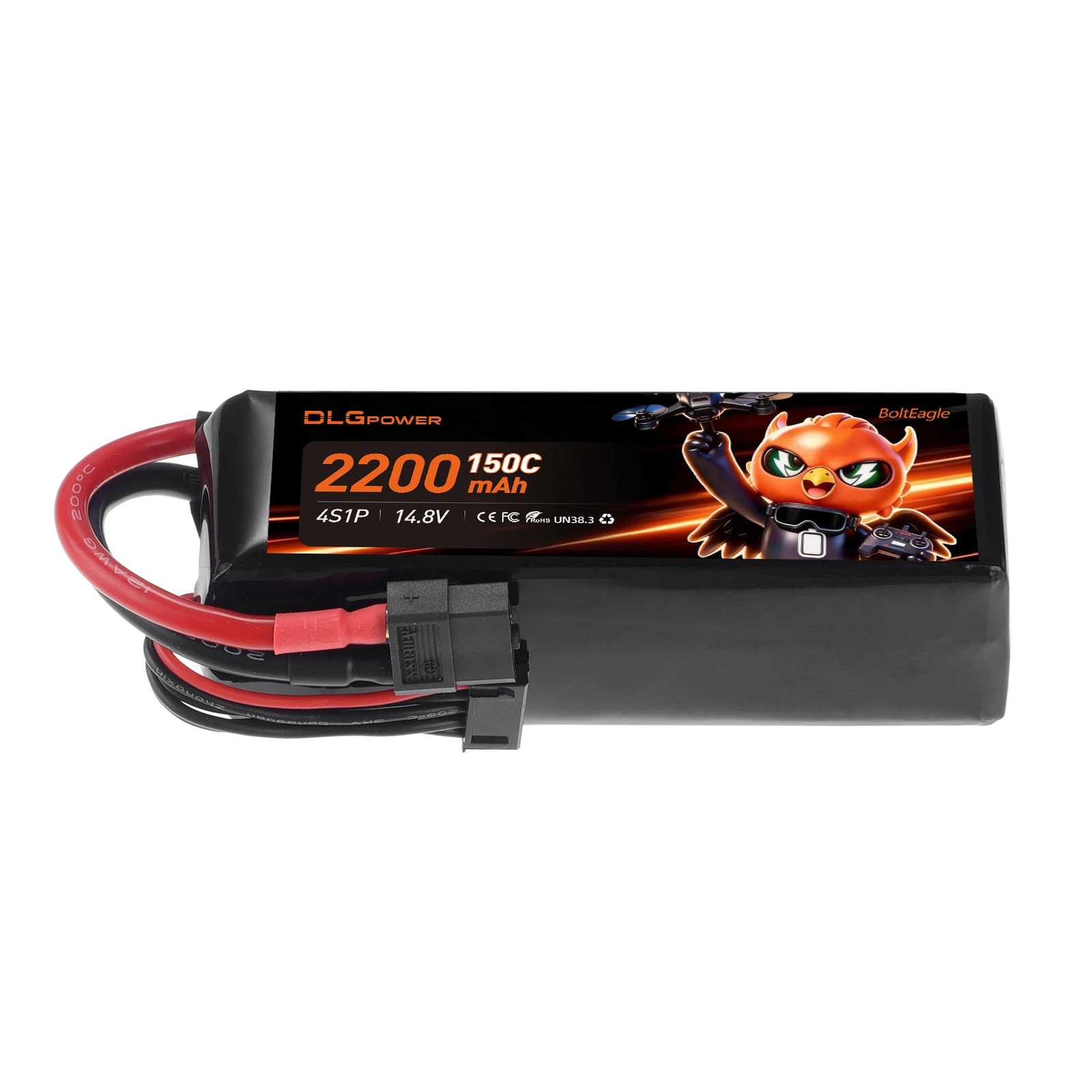 Drone Batterys 4S 150C 2200mAh Lipo Battery 6/7-inch long-range FPV 1/8 1/10 scale on-road / rally / off-road / monster RC cars