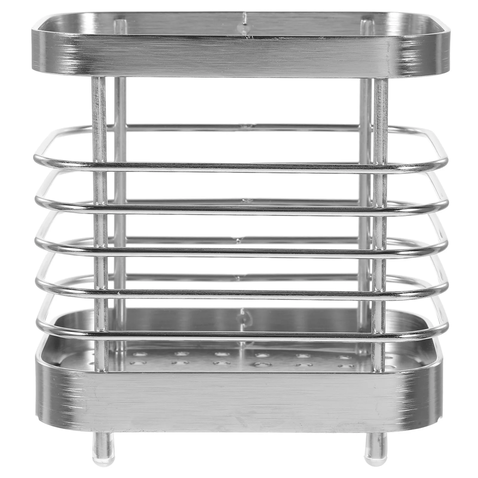

Stainless Steel Chopstick Holder Wall Mountable Kitchen Utensil Drying Rack Black Large Capacity Cutlery ganizer Storage