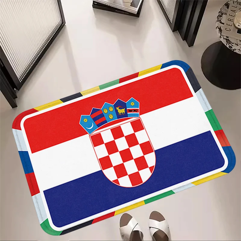 Hallwy Cartpet Living Room Rugs Foot Carpets Bathroom M-Modric of Croatia in the 2024 European Championship Rug Floor Non-slip