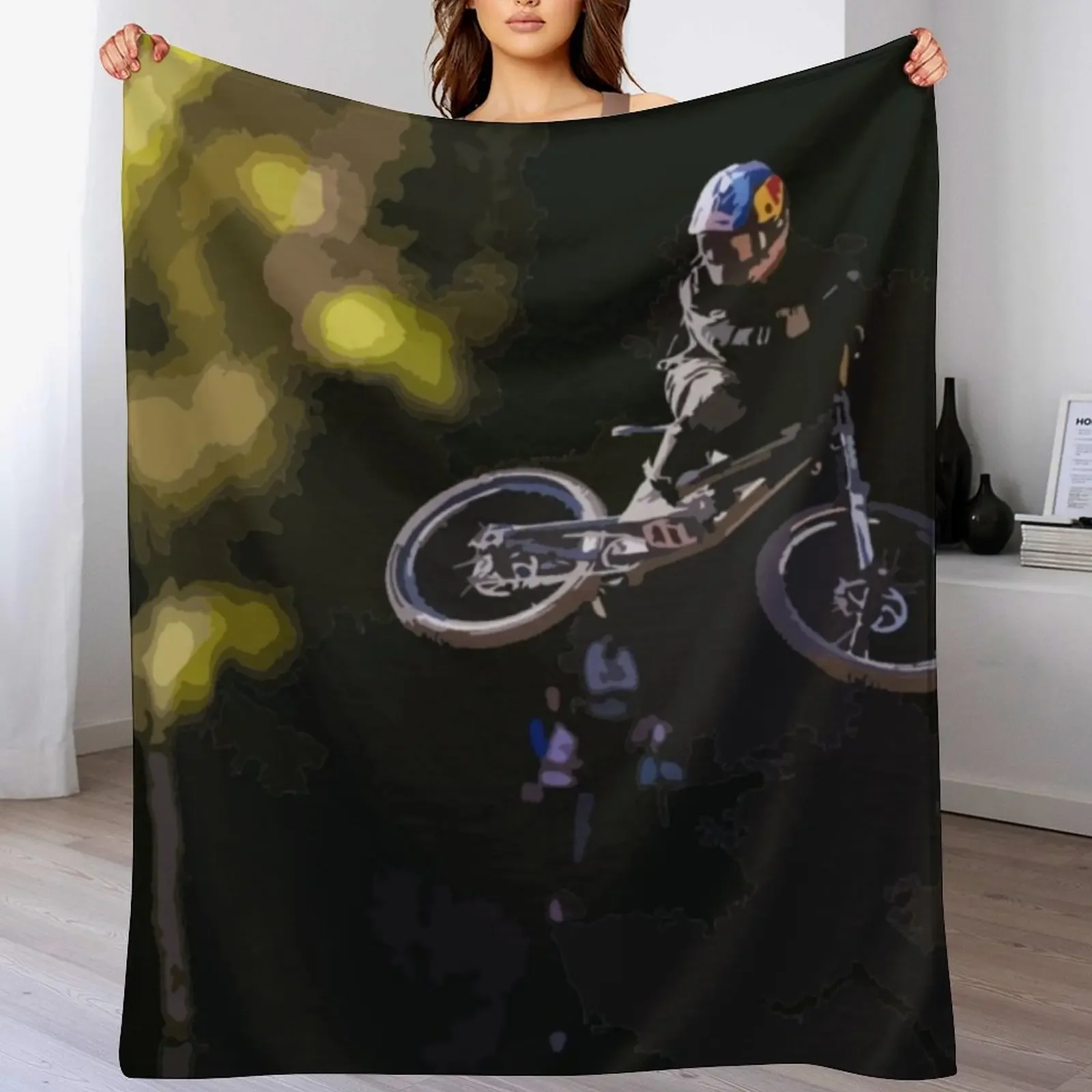 

Andreu Lacondeguy Whip Painting Throw Blanket Polar Cute blankets ands Blankets