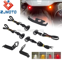 Motorcycle 3 in 1 LED Turn Signals Rear Brake Taillight DRL Front Blinker W/ Mount Bracket For Harley Sportster S RH1250S 21-up