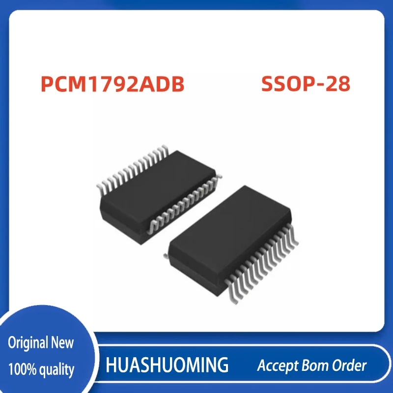 5Pcs/LoT   New  PCM1792  PCM1792ADB  PCM1792A  1792    SSOP28