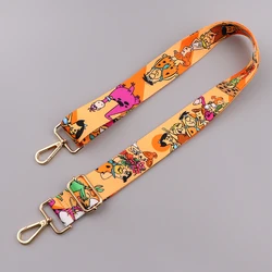 Cartoon Dinosaur Bag Strap para Mulheres, Crossbody, Messenger, Shoulder Bag Acessórios, Cintos ajustáveis, Handbag Straps