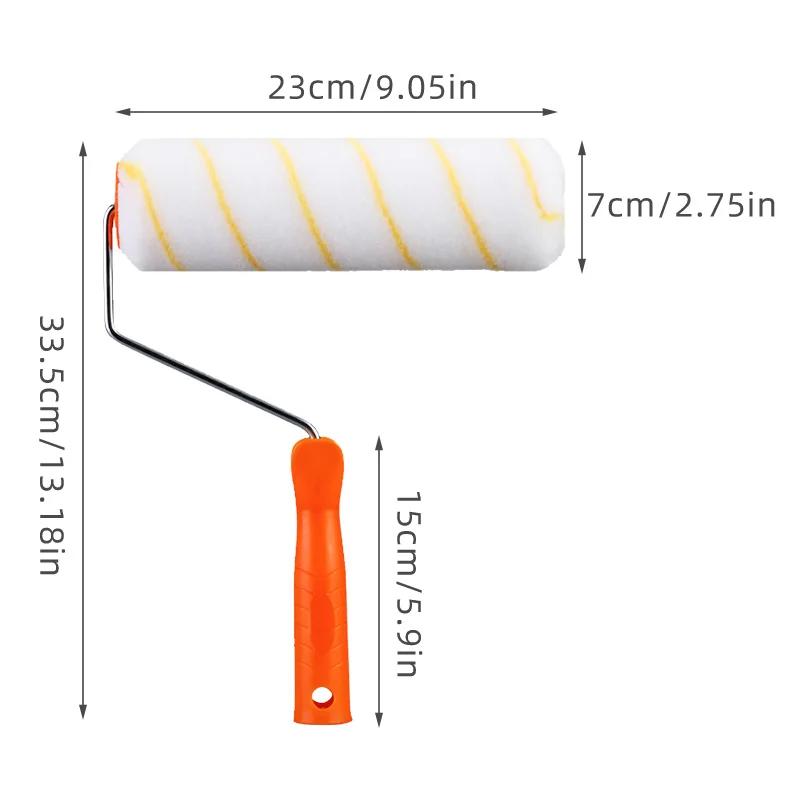 9 Inch Trommelborstel Muurborsteltrommel Verfgereedschap