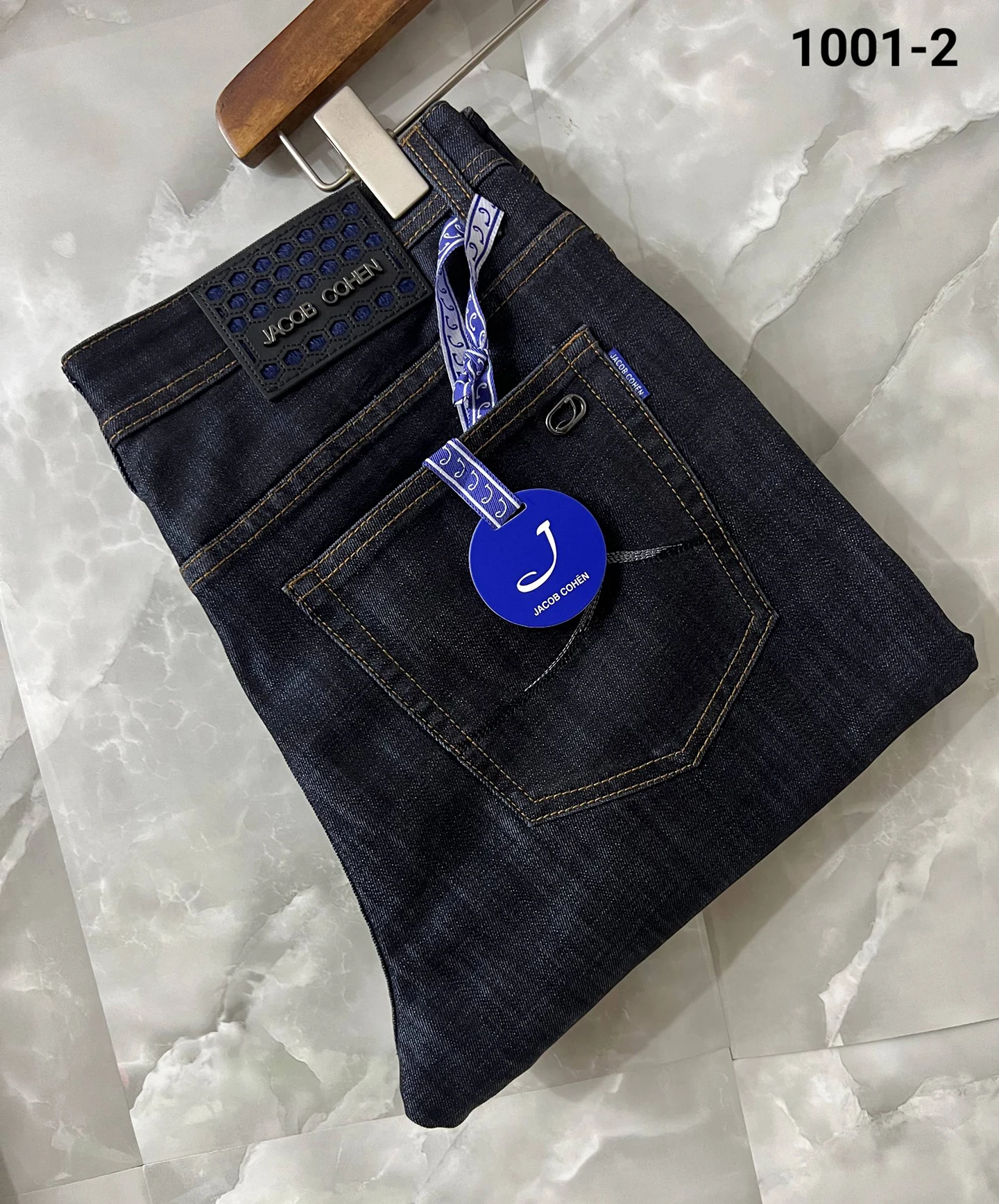 

OECHSLI Jeans Thin Cotton Men 2026 Spring Summer new slim fit zipper embroidery comfortable straight Big size 30-40 Pants