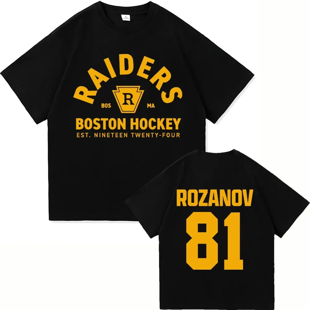 Heated Rivalry Tv Show T-shirt Oversized Women Men Hollander 24 Rozanov 81 Print Vintage Harajuku High Quality Cotton T-shirts