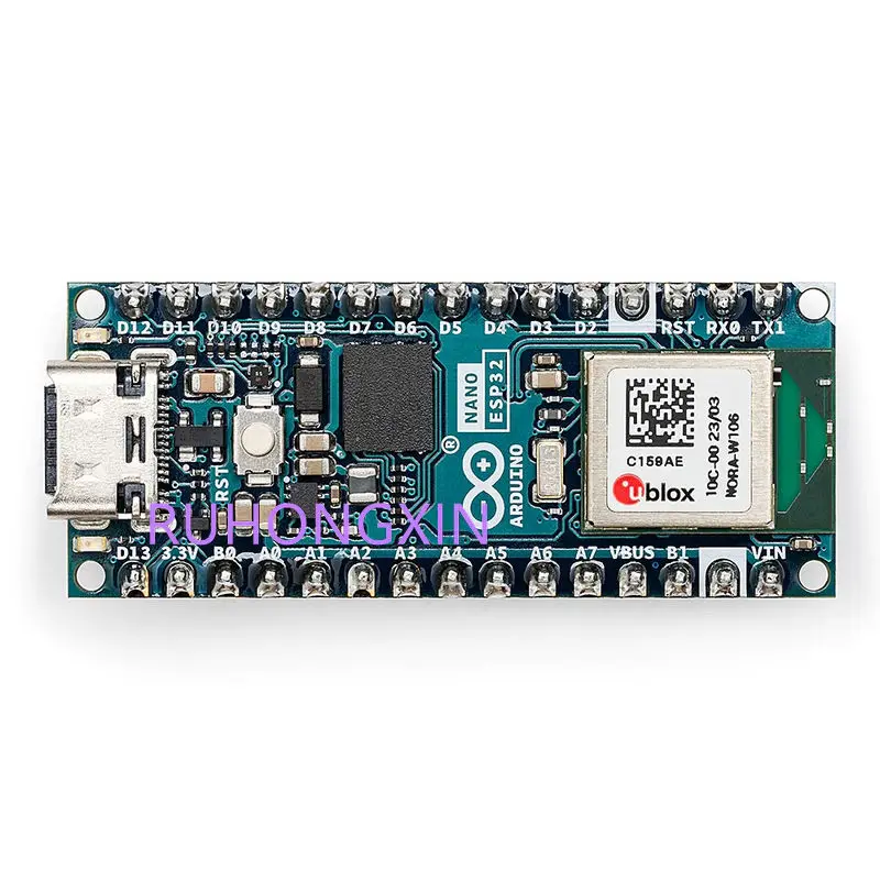 Imagem -02 - Arduino Nano Development Board Esp32 com Cabeçalhos Abx00083 Nordic W106 Esp32-s3