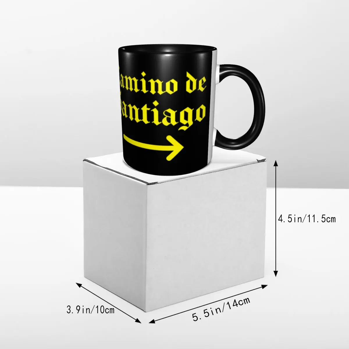 Buen Camino De Santiago Coffee Mug DIY Personalized Ceramic Milk Tea Mug Cup view 5