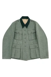 GUWA-108 WWII German  M41 Heer Officer fieldgrey Wool Feldbluse