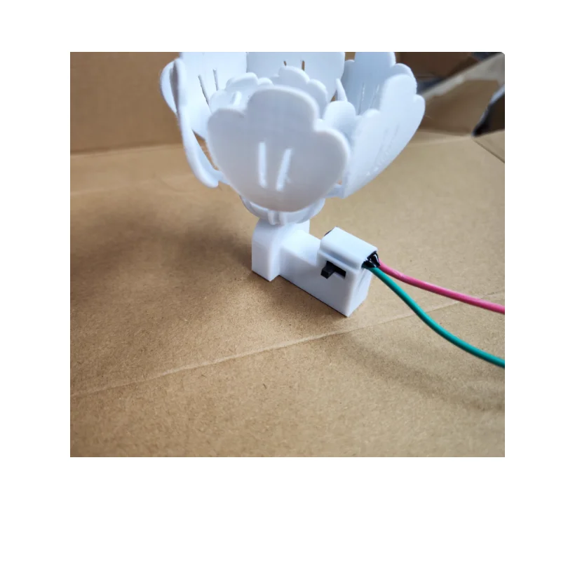 

Double layer automatic Flower petals open close device intangible cultural heritage velvet flower open close device with switch