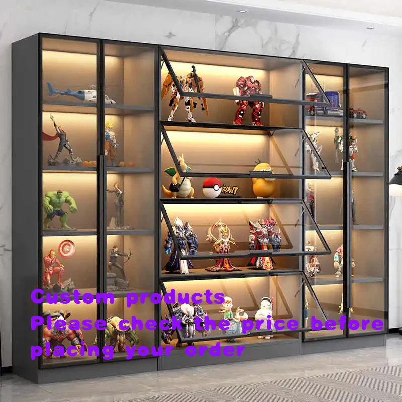 custom.Modern Display Cabinet Smoke ShopsZynCigarette shop furniture glass wall LED display cabinet with lights