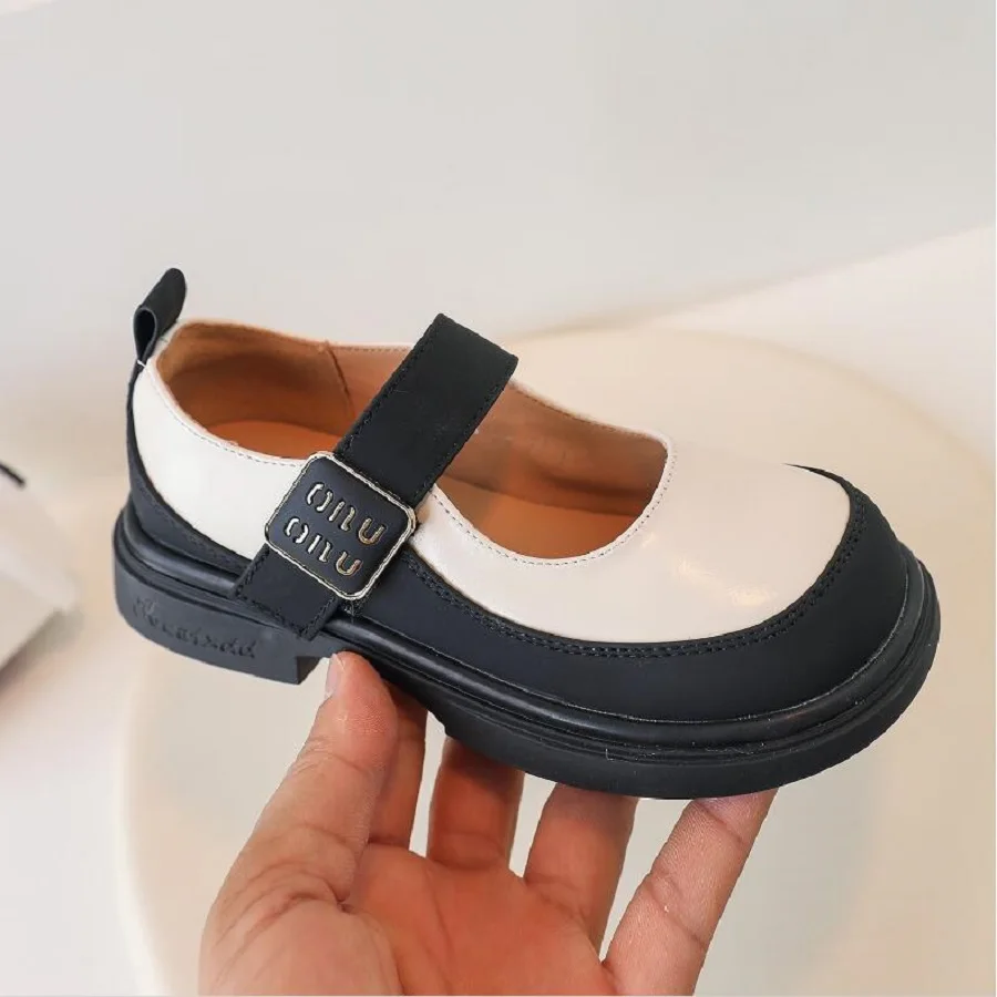 Children's Shoes 2024 Autumn New Korean Brand Same Girls' Academy Style Leather Shoes Single Shoe Princess Shoes 26-37