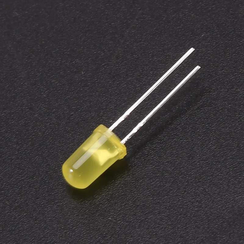 1000PCS LED F5/5Mm In-Line Yellow LED Lamp Beads