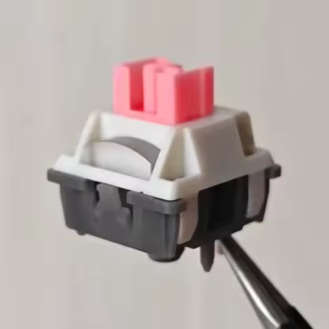 Outemu Butterfly Silent Switch Linear 42g 3.7mm Travel 21mm Spring RGB Light Guide Smooth Quiet for Custom Mechanical Keyboard