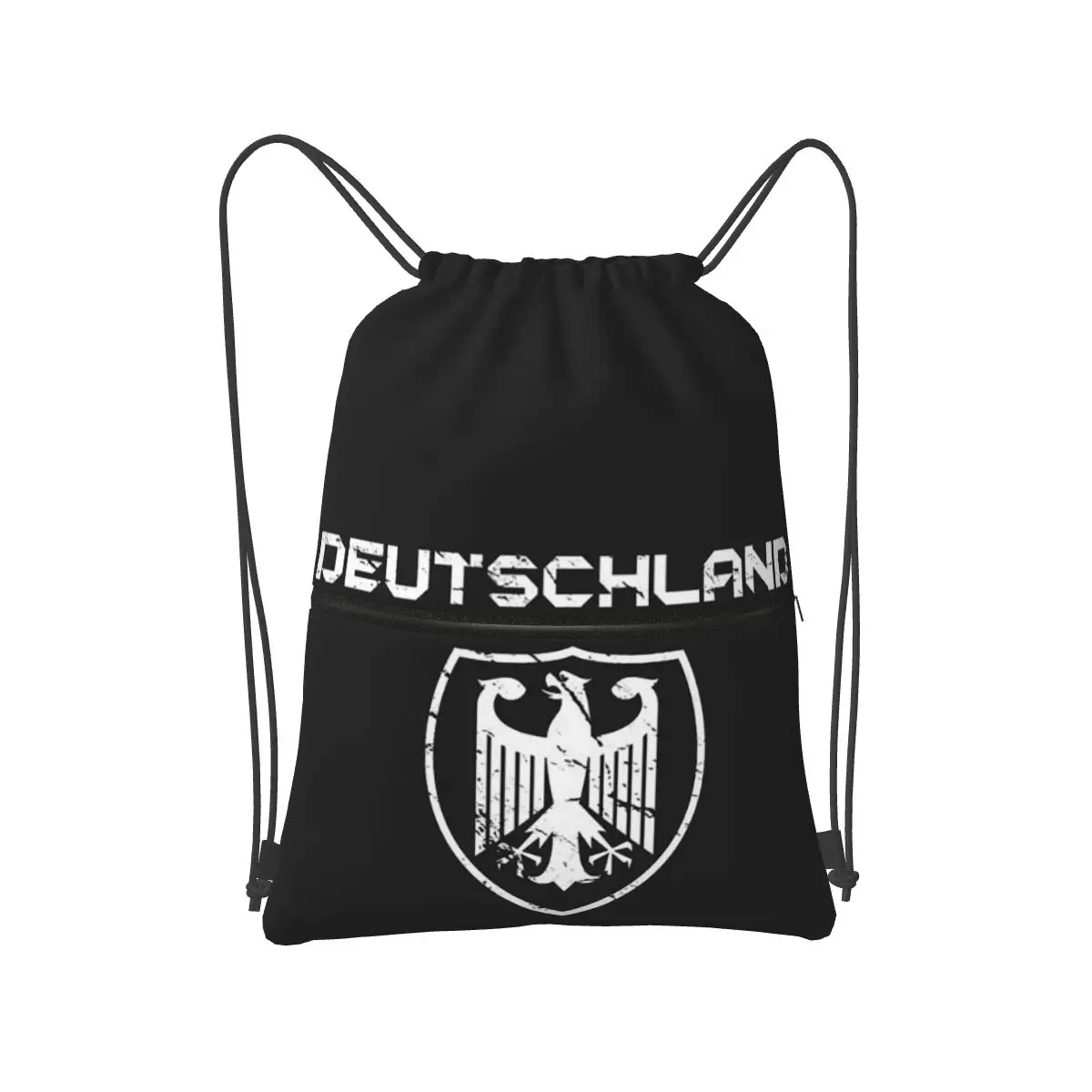 

German Eagle Backpacks Casual Drawstring Bundle Pocket Sports Bag Book Bags for Man Woman School