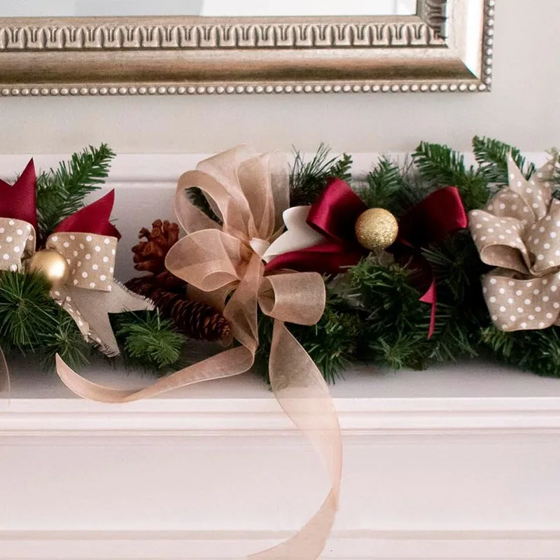 Christmas Decorations Christmas Tree Wreath 1.8 Meters Rattan Wall Hanging 2.7 Door Hanging Hotel Shopping Mall Scene Layout