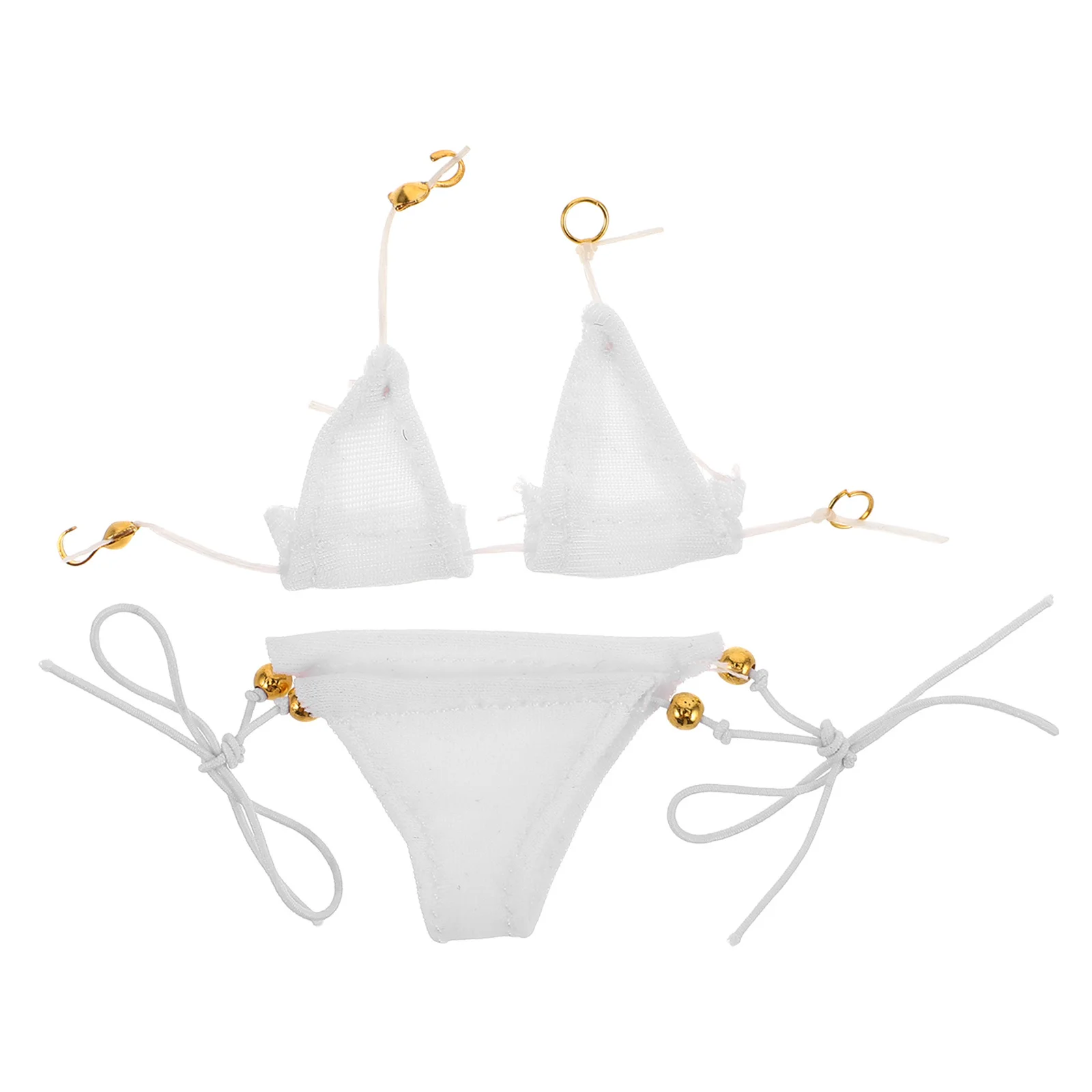 

1Set Girl Summer Bikini Swimwear Delicate Craftsmanship Miniature Swimsuit Beach Vacation Outfit Summer Bikini Underwear