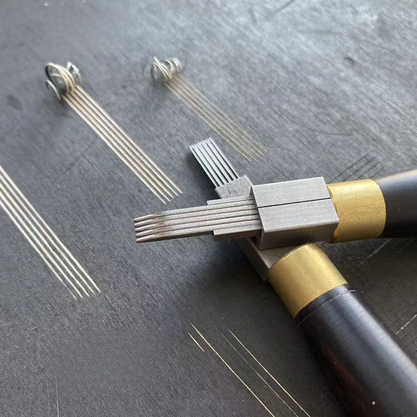 Print Multi Line Carving Knife, 5-line Wood Grain Carving Machine, Adjustable Blade Length, Used for Carving on Wooden Plywood