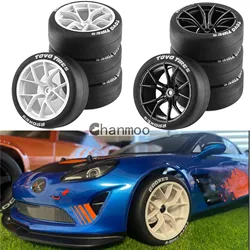 1/10 RC Rally Drift Tires On Road Racing Car Wheels Tyre for 1:10 Tamiya TT01 TT02 XV01 XV02 PTG-2 HSP HPI Kyosho Spare Parts