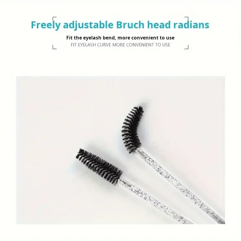 25 個両頭まつげブラシ綿棒リップブラシ使い捨てマスカラブラシまつげエクステンションツール 2 in 1 メイクブラシ