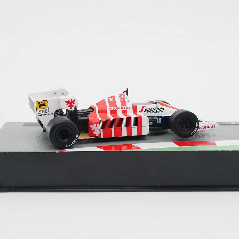 Ixo 1:43 Toleman TG184 1984 Ayrton Senna Diecast Car Model Metal Toy Vehicle