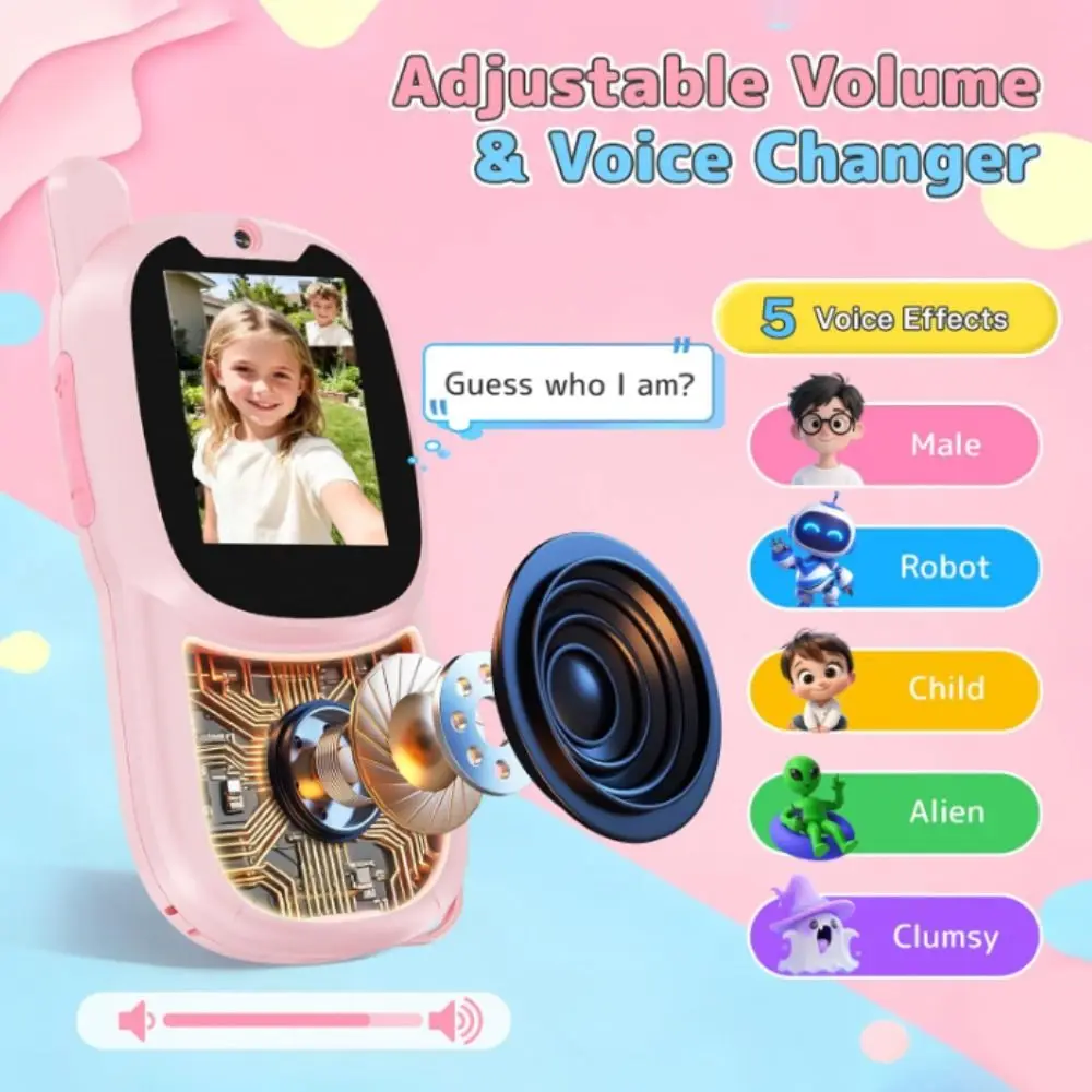 مع كاميرات أجهزة اتصال لاسلكية للفيديو قابلة لإعادة الشحن طويلة المدى 1000FT فيديو إنترفون هدية أجهزة اتصال لاسلكية بحجم قابل للتعديل