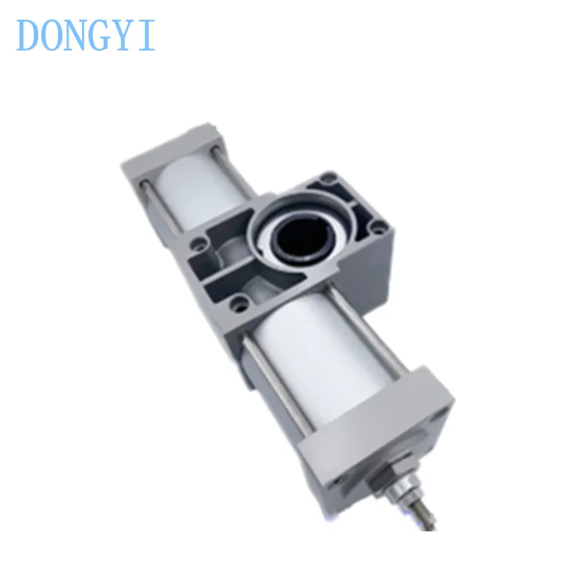 Pneumatic Rotary Cylinder Rack Pinion Swing Cylinde QGK QGKJ QGK100 QGKJ100 90° 180° 270° 360° QGK100X90/180/270/360-S